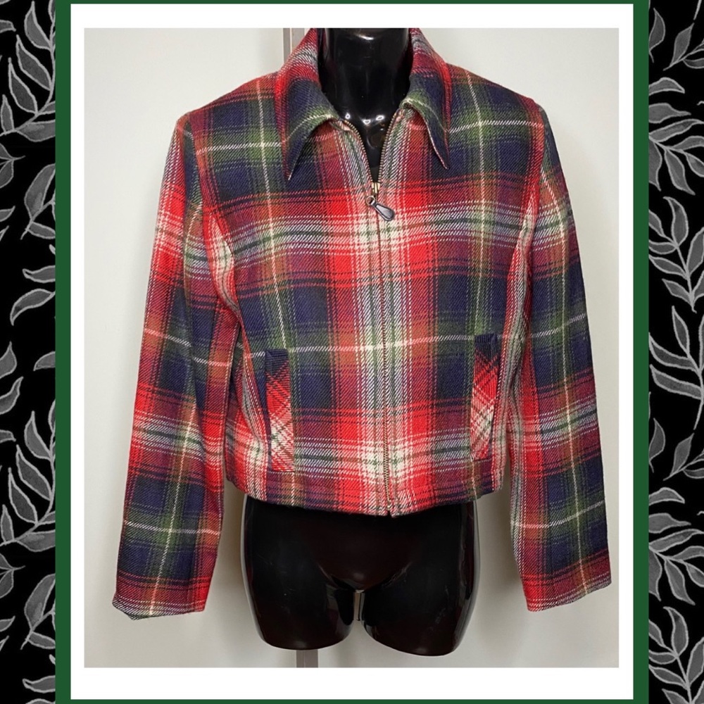 LIMITED AMERICA - Ladies Plaid Jacket - Size S